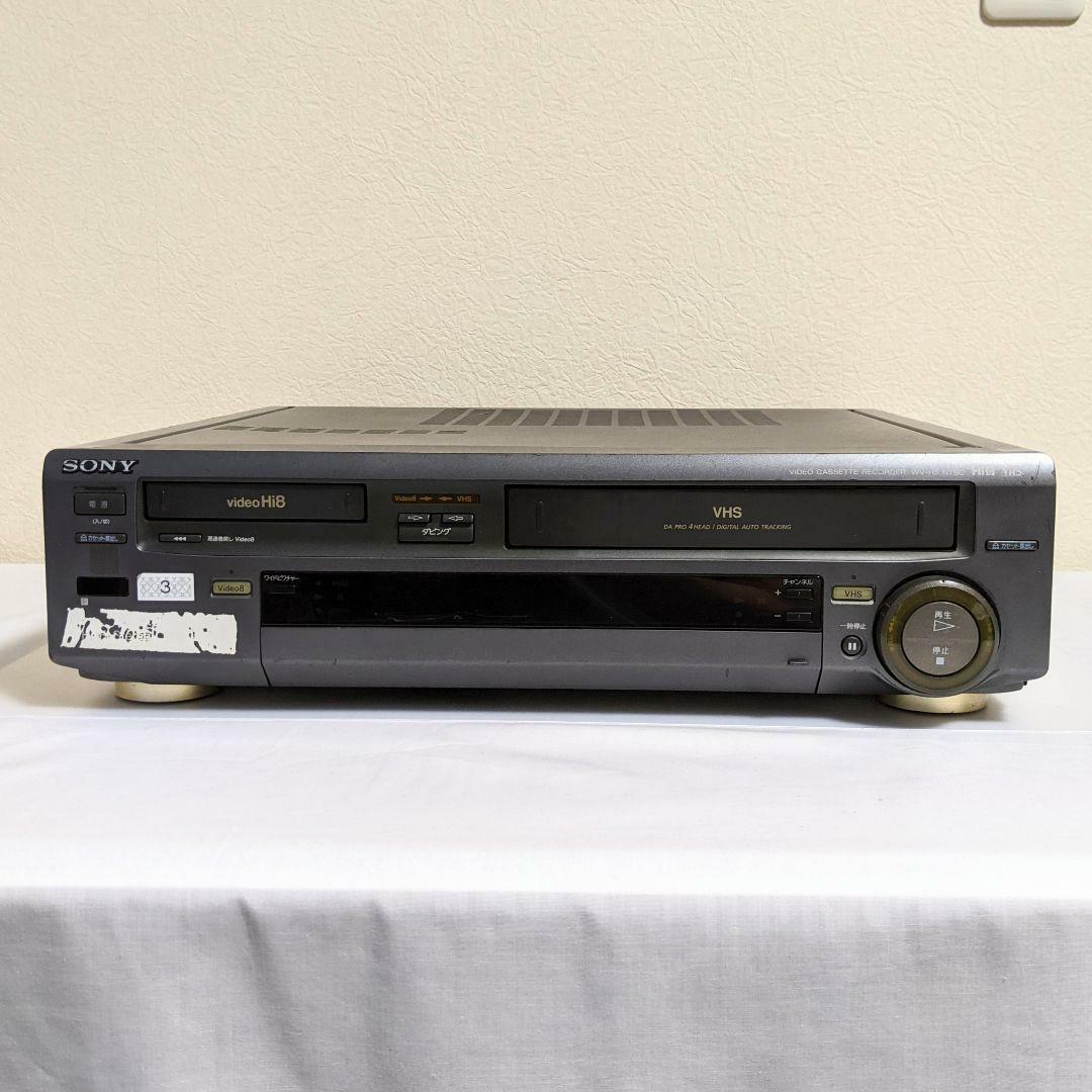 ジャンク】sony Hi8.VHSプレーヤー wv-h4