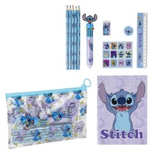 Disney Stitch Schulset Schreibwaren-Set EVA Federmäppchen & Zubehör für Kinder