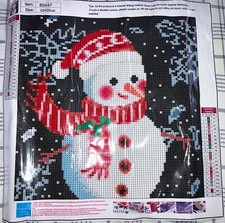 Diamond Painting. Holiday Snowman. B5947. 30cm x 30cm. New - Sealed