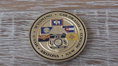 arizona bureau of alcohol tobacco ATF Bureau Of Alcohol Tobacco Firearms Phoenix Field Division Challenge  Coin