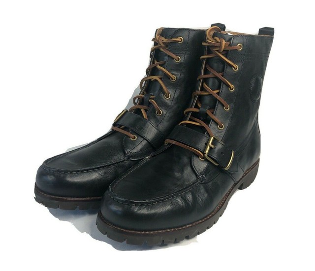 polo boots navy blue