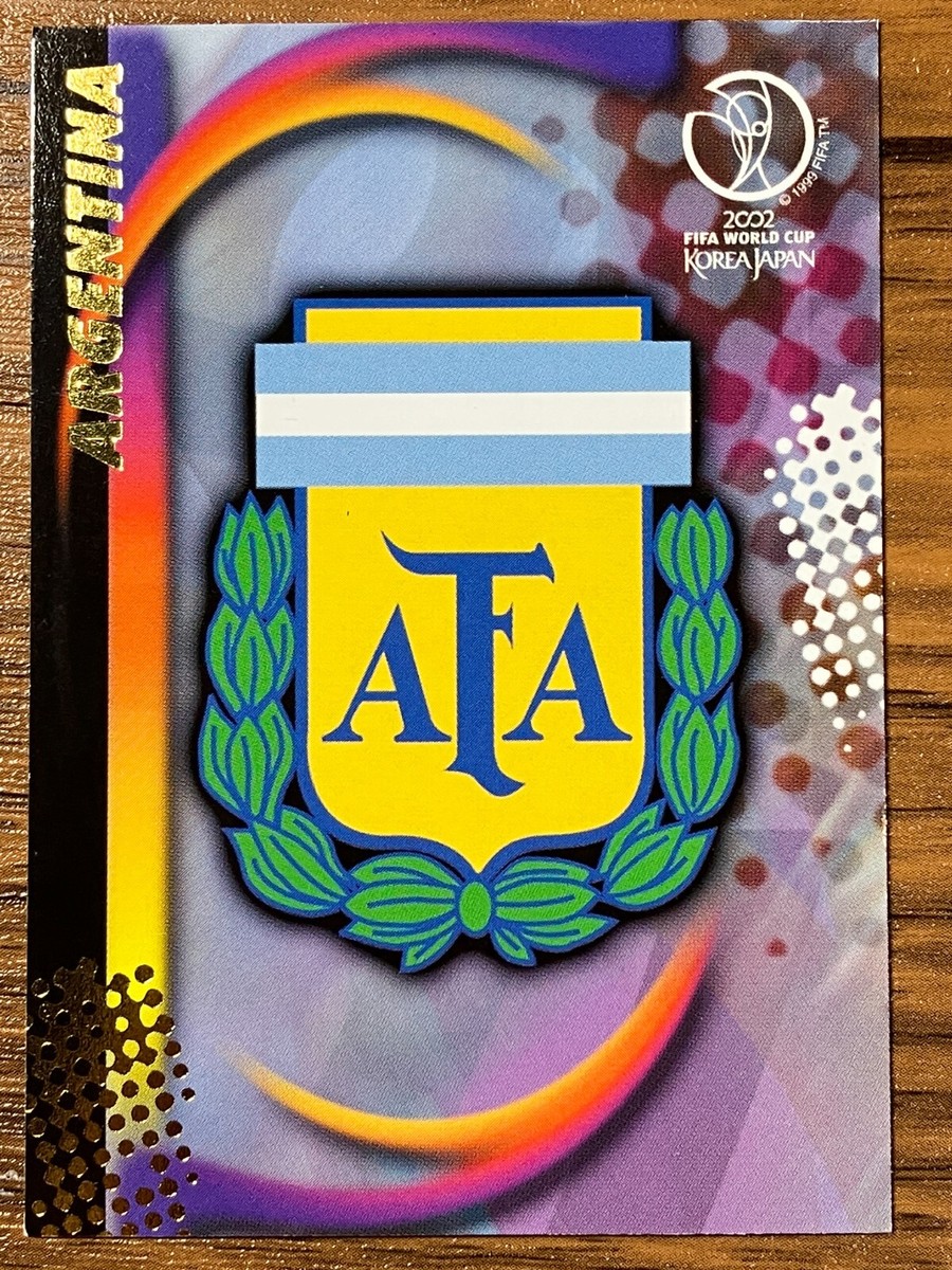 Free Shipping Panini 2002 World Cup Card L1 Argentina Emblem Logo