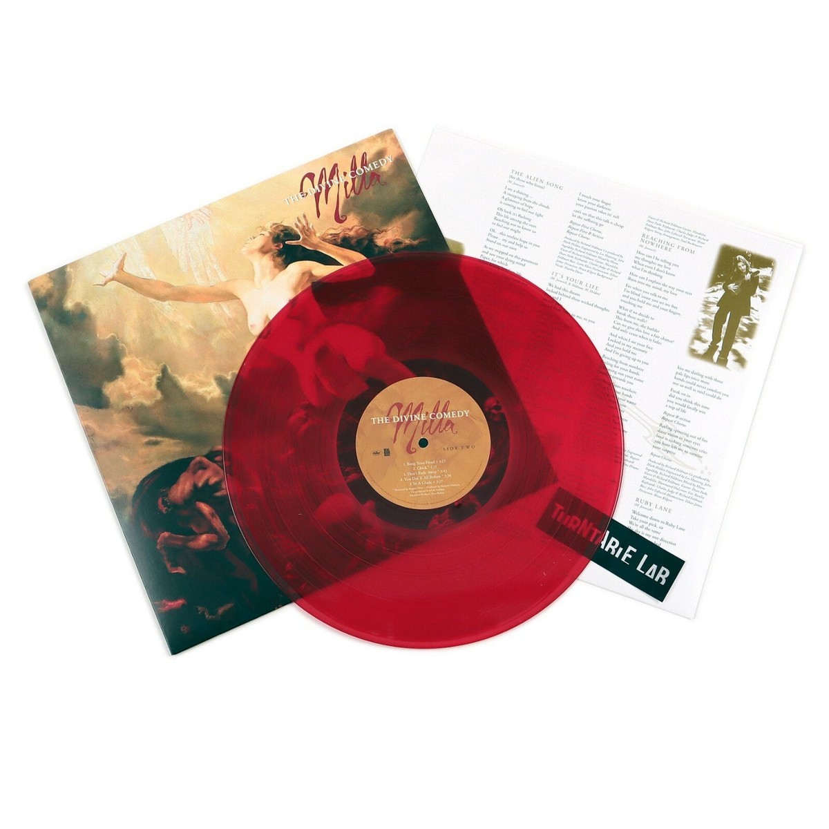 MILLA JOVOVICH The Divine Comedy 2021 REAL GONE MUSIC LP Red COLOR