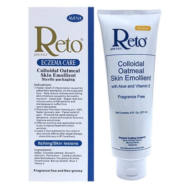 Reto Colloidal Oatmeal Skin emollient (8oz. tube green lotion) eBay