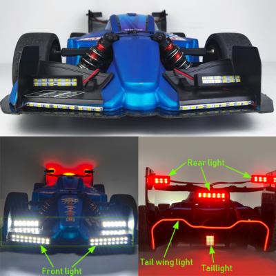 FLYXM Kit Luci 4 In 1 Per Arrrma Limitless 1/7: Fari Anteriori, Posteriori, Di Stop E Luci Coda!