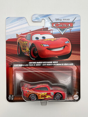 Disney Pixar Cars Lightning McQueen Racing Wheels 1:55 Mattel DXV29 Metall NEU