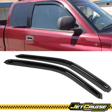 Fits 94-01 Dodge Ram 1500 2500 3500 Acrylic IN Channel Window Visors Rain Guard