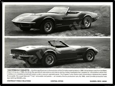 1968 Chevrolet Corvette Sting Ray Convertible New Metal Sign: C3 Introduction