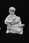 Dept 56 Winter Silhouette Christmas Presents White Porcelain Figurine Set W/Box — photo 2