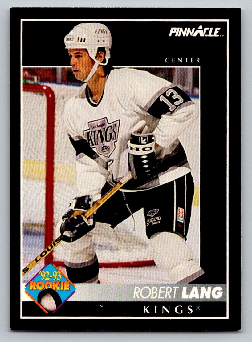 1992-93 Pinnacle - Robert Lang #411 (RC)