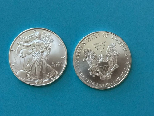 2005  American Silver Eagle - GEM BU fresh from U.S. Mint tube