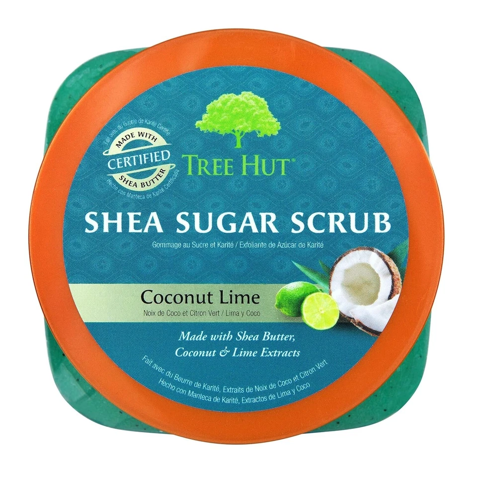 Tree Hut Coconut Lime Shea Sugar Exfoliating, Hydrating Body Scrub, 18 oz. - Image 2 of 4