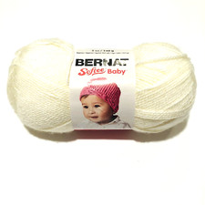 Bernat Softee Baby Yarn Acrylic 3 PLY Antique White 201 / 02 Knit 362 YD 5 oz