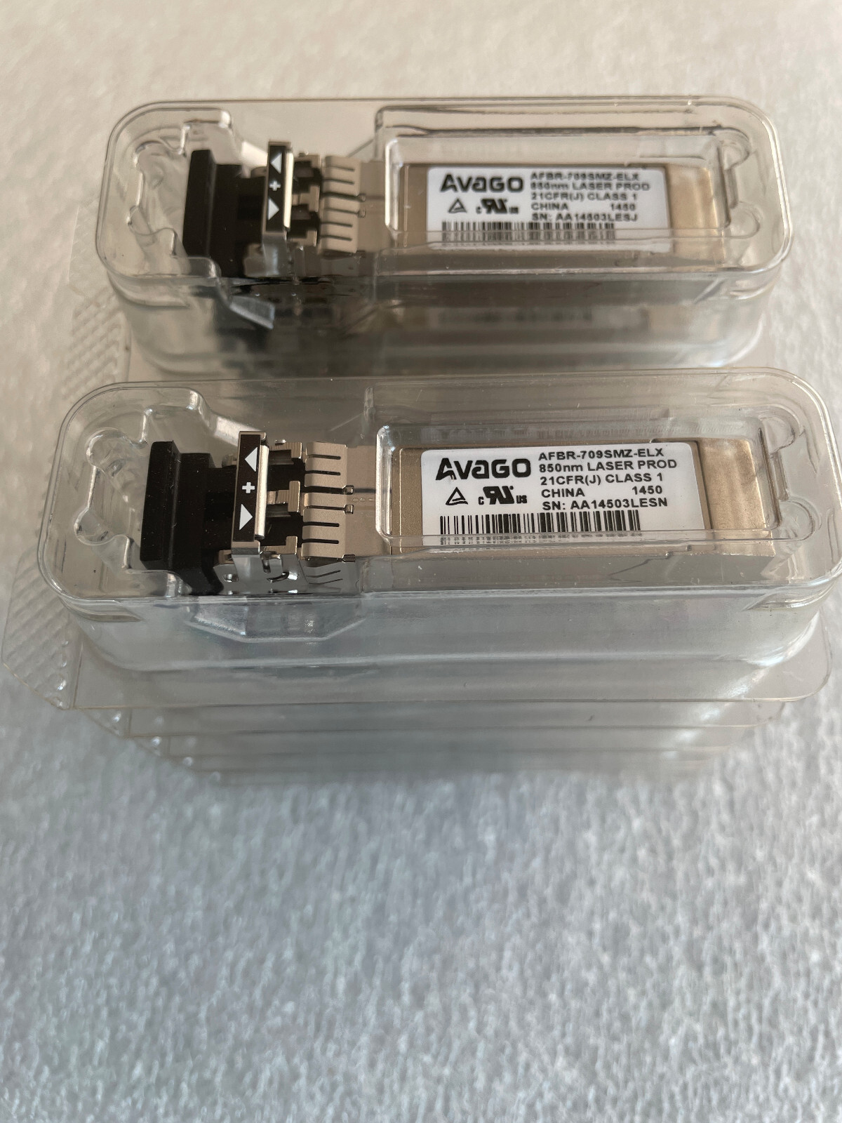 10x New Avago AFBR-709SMZ-ELX 10GB SFP Inc vat