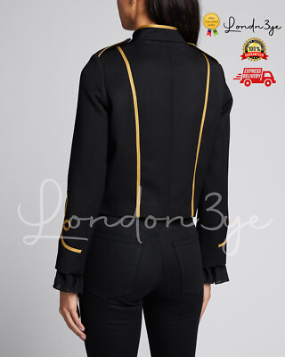 Women Military Jacket Officer Jackets Women's Gothic Coat Blazer