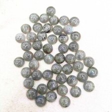 50pcs/lot natural ShimmerStone round CAB CABOCHON stones beads No Holes 12mm