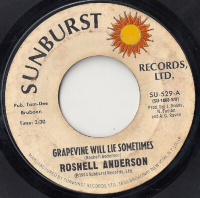 Roshell Anderson - Grapevine Will Lie Sometimes (7'', Single)