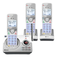 AT T 3 Handset Expandable Answering System w Smart Call Block  Connect to Cell