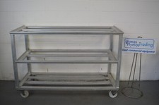 Cold room type sloping trolley rack Aluminium Butchers Bakers FREE P+P