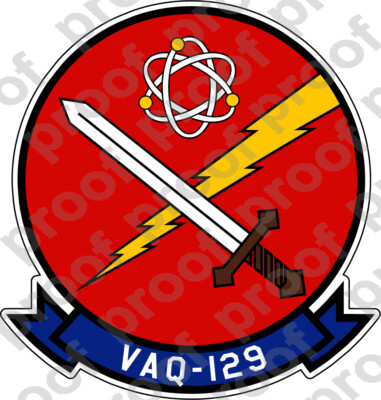 STICKER USN VAQ 129 VIKINGS | eBay