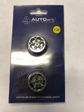 AutoArt SLOT CAR PART 14041-03 FRONT WHEELS 1/24 for LAMBORGHINI BARCHETTA