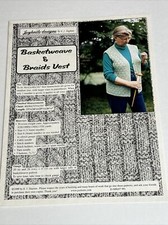 Joyknits Designs Basketweave  Braids Vest Knitting Pattern