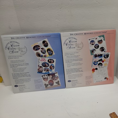 2 Packs Creative Memories Custom Cutting System 4 Ovals & 3 Circle Templates NEW - Picture 2 of 6