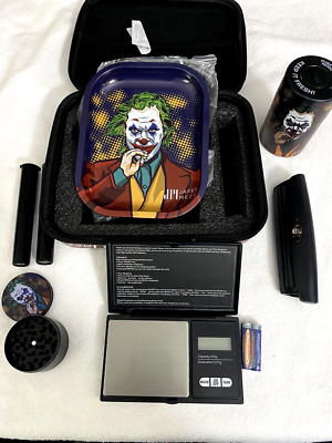 #ad Smoker Travel Kit Joker Design $44.99