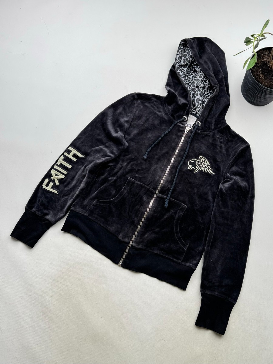 Faith Connexion Vintage Velour Hoodie Women