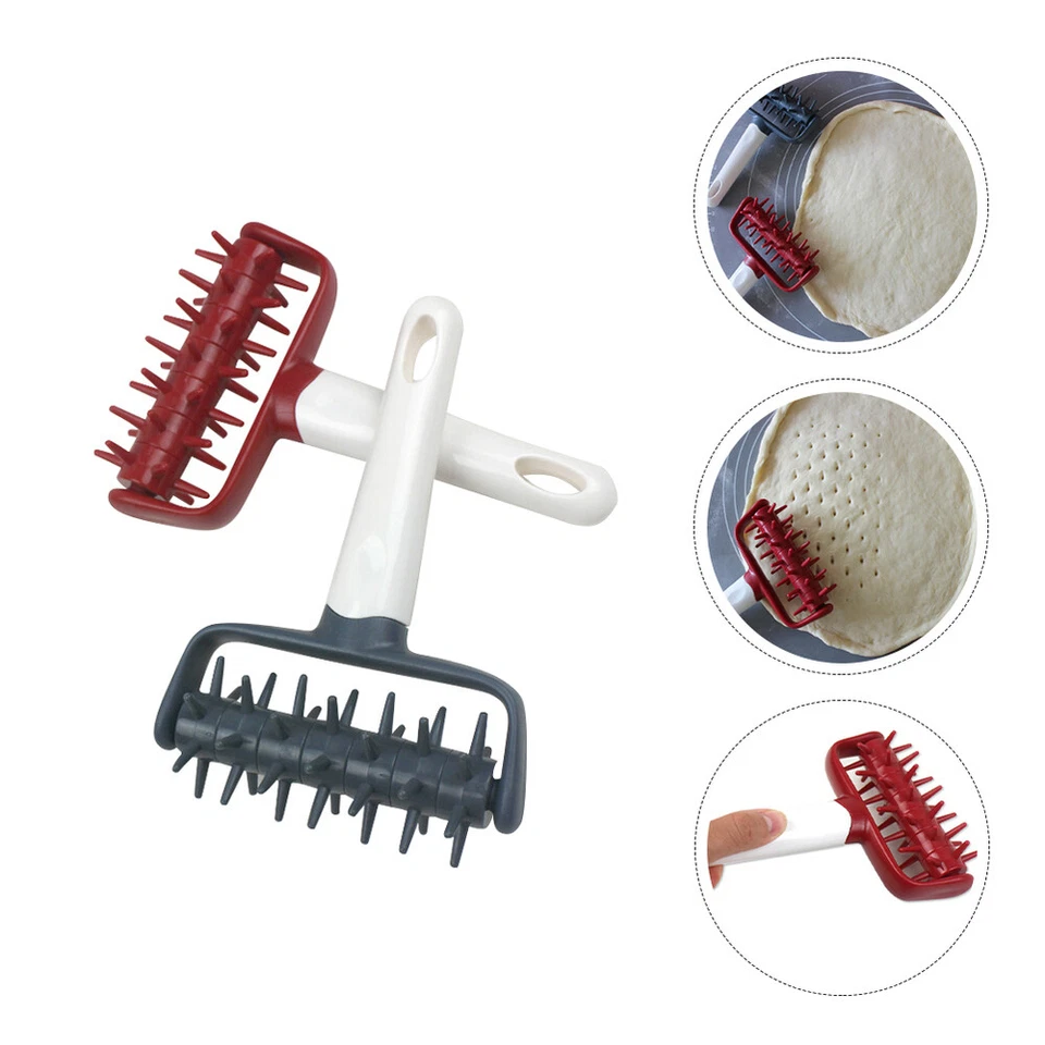 2PCS Pizza Dough Roller Docker Pizza Hole Puncher Roller Punch Tool - Image 4 of 4