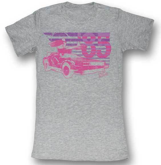pink delorean t shirt