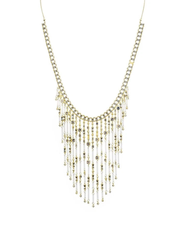 Nuevo collar Kendra Scott Maxen dorado llamativo en mezcla ahumada $295 Foto 4 de 4