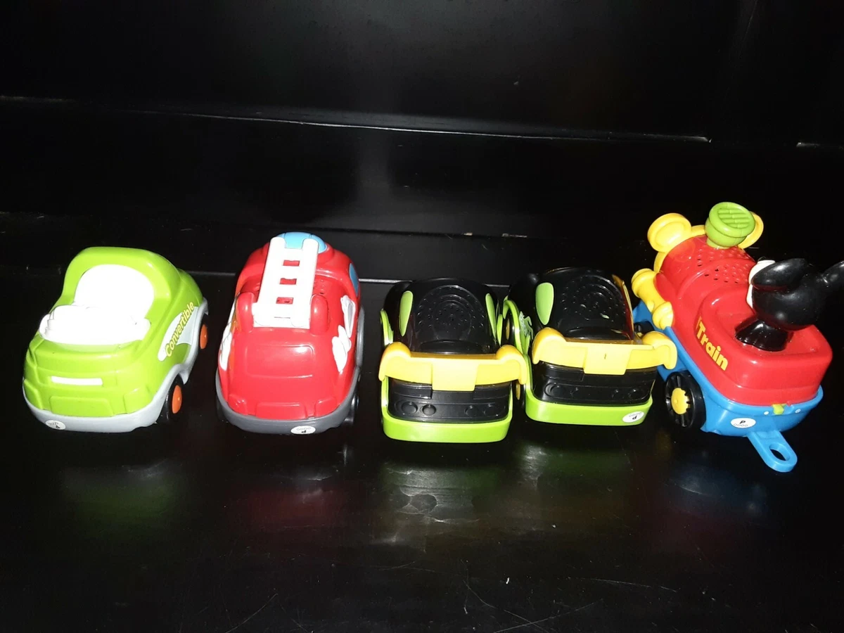 5 VTECH Go Go Smart Wheels Vehicles Mickey Train Firetruck