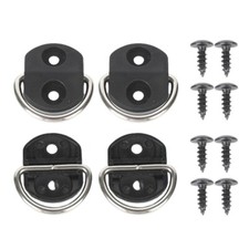 4pcs Car Trunk Cargo Net Pocket set with Installation Screws Vehicle Accessories