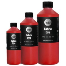 Bright Red Fabric Paint/Dye. For clothes, upholstery, furniture, car seats etc