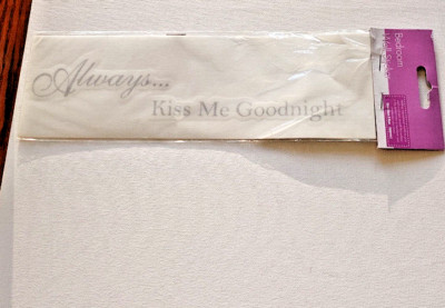 WANDTATTOO SCHLAFZIMMER - IMMER... KISS ME GOODNIGHT 25cm x 8cm