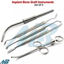 Dental Spoon Graft Scraper Bone Grafting Syringe Bone Collector Implant Tools CE