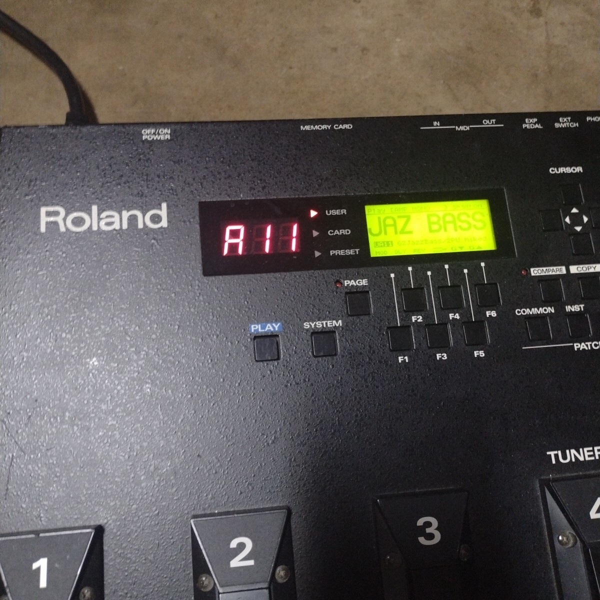 Roland Vg8 guitar synthesizer Multi Effects Floorboard Pedal eBay