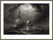 11061.Decoration Poster.Home Wall.Room art.Christian durin storm.Christian faith