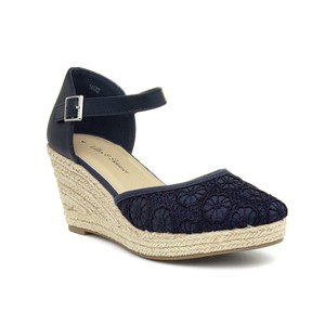 navy blue espadrille sandals
