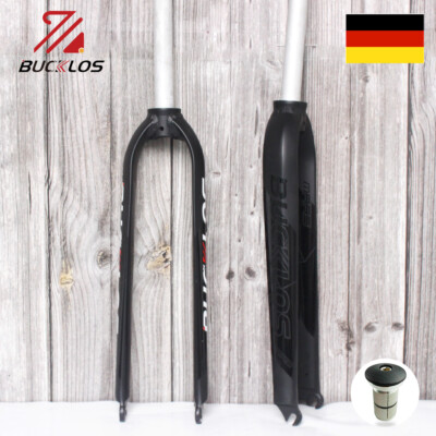 MTB Fahrrad Starrgabel QR Aluminium 26/27,5/29 Zoll 1-1/8'' Gewindelos Disc Gabel
