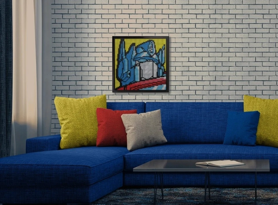 HASBRO 2022 TRANSFORMERS LITE BRITE ARTE DE PARED SELLADO CAJA DE ENVÍO ORIGINAL Foto 3 de 4