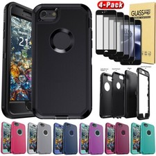 Case For iPhone 6/6s/6 Plus Shockproof Hard Protective Cover / Screen Protector