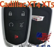 OEM Key Fob Shell Case for Cadillac ATS CT6 CTS SRX XT5 XTS 2015 2016 HYQ2AB A+