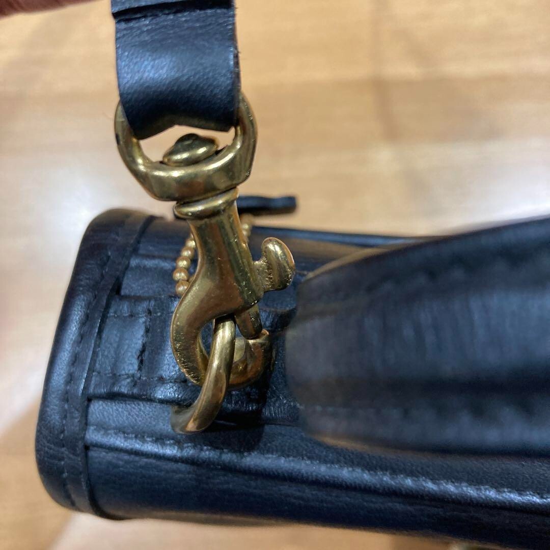 美品✨vintage coach old shoulder bag 2way Vintage Coach Winnie Brown Turnlock 2Way Handbag Shoulder