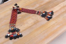 Tassel Segusha Belly Dance Hair Piece Uzbek 3.15" x 46.06" FAST Shipment 15543