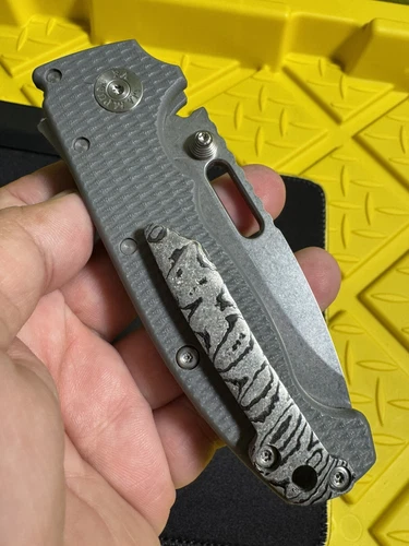 Andrew Demko MG AD20i Shark Lock Knife 3.5" 20CV Italian A Purvis Timascus Clip