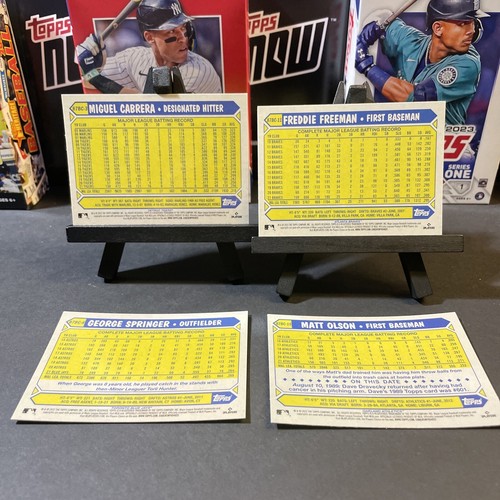 4-CARD Lot - 2022 Topps Chrome 1988 35th anniversary inserts refractors Cabrera - Picture 2 of 2