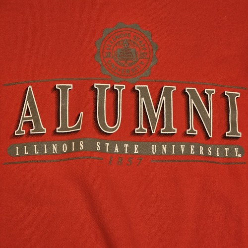 Vintage 90s XL Jansport Illinois State University Crewneck Sweatshirt Red USA - Picture 2 of 7
