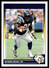 NATONE MEANS 2024 PANINI SCORE FOOTBALL LOS ANGELES CHARGERS #170